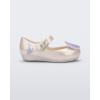 imagemini melissa Ultragirl Collection Mary Jane Flats for Toddlers and Babies  Comfortable ampamp Cute Peep Toe Jelly Flat Shoes with Transparent Upper and Small Bow for Little GirlsPearl WhiteBlue