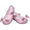 imagemini melissa Ultragirl Collection Mary Jane Flats for Toddlers and Babies  Comfortable ampamp Cute Peep Toe Jelly Flat Shoes with Transparent Upper and Small Bow for Little GirlsGlitter Pink