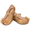imagemini melissa Ultragirl Springtime PeepToe Mary Jane Shoes for Babies ampamp ToddlersBeige Glitter