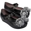 imagemini melissa Ultragirl Springtime PeepToe Mary Jane Shoes for Babies ampamp ToddlersGlitter Black