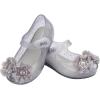 imagemini melissa Ultragirl Springtime PeepToe Mary Jane Shoes for Babies ampamp ToddlersGlitter ClearGray