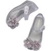 imagemini melissa Ultragirl Springtime PeepToe Mary Jane Shoes for Babies ampamp ToddlersGlitter ClearGray