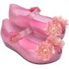 imagemini melissa Ultragirl Springtime PeepToe Mary Jane Shoes for Babies ampamp ToddlersGlitter Pink