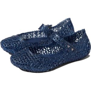 imagemini melissa Girls Mini Campana Papel Baby Ballet FlatBlue Glitter