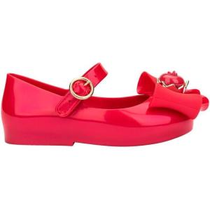 imagemini melissa Girls Sweet Love  Disney Princess Mary Jane Jelly Flat for Toddlers ampamp Babies  Jelly Shoes for Little Girls with Adjustable Strap ampamp Side BuckleSnow White  Red