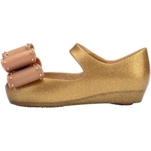 imagemini melissa Ultragirl Classic Bow Mary Jane Flats for Babies ampamp ToddlersPearly Beige