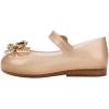 imagemini melissa Sweet Love Fly Mary Jane Jelly Shoes for Babies ampamp Toddlers  Ballet Flats wButterfly Design ampamp Adjustable StrapBeige GlitterGold