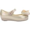 imagemini melissa Girls Ultragirl Star Ii Toddler Ballet FlatUltragirl Star Ii  White Metallic