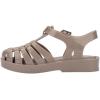 imagemini melissa Possession Jelly Sandal for Babies ampamp Toddlers  The Iconic 90s Original Jelly Shoe Fishermans Sandal with Adjustable Strap ampamp Side Buckle Beige Glitter 8