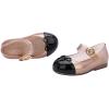 imagemini melissa Sweet Love Cap Toe Mary Jane Shoes for Toddlers  Jelly Flats for Girls with Cute Bow Toe Accent and Adjustable StrapsTransparent RoseBlack
