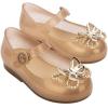 imagemini melissa Sweet Love Fly Mary Jane Jelly Shoes for Babies ampamp Toddlers  Ballet Flats wButterfly Design ampamp Adjustable StrapBeige GlitterGold