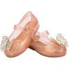 imagemini melissa Sweet Love Fly Mary Jane Jelly Shoes for Babies ampamp Toddlers  Ballet Flats wButterfly Design ampamp Adjustable StrapGold