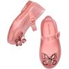 imagemini melissa Sweet Love Fly Mary Jane Jelly Shoes for Babies ampamp Toddlers  Ballet Flats wButterfly Design ampamp Adjustable StrapPink GlitterRose