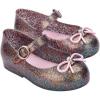 imagemini melissa Sweet Love Mary Jane Flats for Babies ampamp ToddlersGlitter Transparent Pink