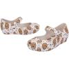 imagemini melissa Ultragirl Candy Peep Toe Mary Jane Flats for Little KidsWhiteBeige