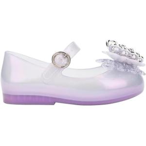imagemini melissa Sweet Love Fly Mary Jane Jelly Shoes for Babies ampamp Toddlers  Ballet Flats wButterfly Design ampamp Adjustable StrapPearly Lilac