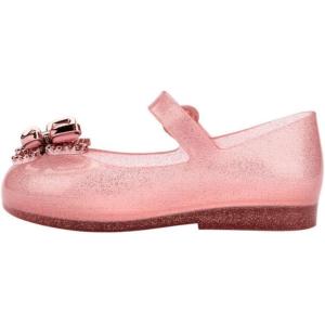 imagemini melissa Sweet Love Fly Mary Jane Jelly Shoes for Babies ampamp Toddlers  Ballet Flats wButterfly Design ampamp Adjustable StrapPink GlitterRose