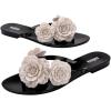 imageMelissa Harmonic Collection Flip Flops for WomenHarmonic Springtime  BlackBeige