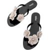 imageMelissa Harmonic Collection Flip Flops for WomenHarmonic Springtime  BlackBeige