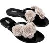 imageMelissa Harmonic Collection Flip Flops for WomenHarmonic Springtime  BlackBeige