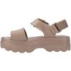 imageMelissa Kick Off Platform Sandals for Women  Super Soft and Flexible Vegan Chunky Platform Sandal with Adjustable Straps and Open Toe DesignBeige