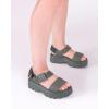 imageMelissa Kick Off Platform Sandals for Women  Super Soft and Flexible Vegan Chunky Platform Sandal with Adjustable Straps and Open Toe DesignGreen