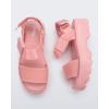 imageMelissa Kick Off Platform Sandals for Women  Super Soft and Flexible Vegan Chunky Platform Sandal with Adjustable Straps and Open Toe DesignPinkPink