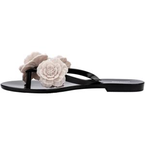 imageMelissa Harmonic Collection Flip Flops for WomenHarmonic Springtime  BlackBeige