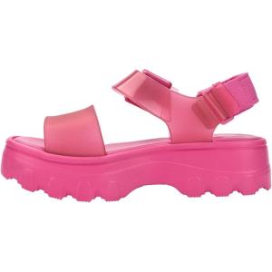 imageMelissa Kick Off Platform Sandals for Women  Super Soft and Flexible Vegan Chunky Platform Sandal with Adjustable Straps and Open Toe DesignPinkClear Pink
