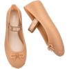 imageMelissa Sophie Jelly Flats for Women  Ballet Flats for Women Bow Applique ampamp Strap Slipon ClosedToe Womens Jelly ShoesMilky Beige