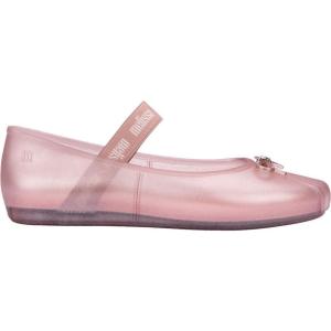 imageMelissa Sophie Jelly Flats for Women  Ballet Flats for Women Bow Applique ampamp Strap Slipon ClosedToe Womens Jelly ShoesPearly Pink