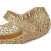 image:imageMelissa Mini Campana Papel Flats for Babies Toddlers  Comfortable amp Cute CloseToe Jelly Flat Shoes with MaryJane Strap amp Interwoven CutOut DesignGold
