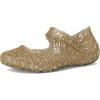 image:imageMelissa Mini Campana Papel Flats for Babies Toddlers  Comfortable amp Cute CloseToe Jelly Flat Shoes with MaryJane Strap amp Interwoven CutOut DesignGold