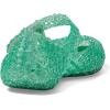 image:imageMelissa Mini Campana Papel Flats for Babies Toddlers  Comfortable amp Cute CloseToe Jelly Flat Shoes with MaryJane Strap amp Interwoven CutOut DesignGlitter Green