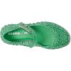 image:imageMelissa Mini Campana Papel Flats for Babies Toddlers  Comfortable amp Cute CloseToe Jelly Flat Shoes with MaryJane Strap amp Interwoven CutOut DesignGlitter Green
