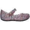 image:imageMelissa Mini Campana Papel Flats for Babies Toddlers  Comfortable amp Cute CloseToe Jelly Flat Shoes with MaryJane Strap amp Interwoven CutOut DesignGlitter ClearPink