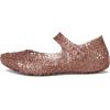image:imageMelissa Mini Campana Papel Flats for Babies Toddlers  Comfortable amp Cute CloseToe Jelly Flat Shoes with MaryJane Strap amp Interwoven CutOut DesignRose Glitter