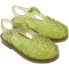 image:imagemini melissa Possession Jelly Sandal for Kids The Iconic 90s Original Jelly Shoe Fishermans Sandal with Adjustable Strap and Side Buckle for GirlsTransparent Green