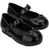 image:imagemini melissa Sweet Love Cap Toe Mary Jane Dress Shoes for Toddlers amp Little Kids  Jelly Flats for Girls with Cute Bow Toe Accent and Adjustable Straps Toddler Girl FlatsBlack