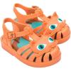 image:imagemini melissa Possession Jelly Sandal for Kids The Iconic 90s Original Jelly Shoe Fishermans Sandal with Adjustable Strap and Side Buckle for GirlsOrangeBlue