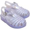 image:imagemini melissa Possession Jelly Sandal for Kids The Iconic 90s Original Jelly Shoe Fishermans Sandal with Adjustable Strap and Side Buckle for GirlsPearly Blue