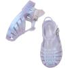 image:imagemini melissa Possession Jelly Sandal for Kids The Iconic 90s Original Jelly Shoe Fishermans Sandal with Adjustable Strap and Side Buckle for GirlsPearly Blue