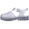 image:imagemini melissa Possession Jelly Sandal for Kids The Iconic 90s Original Jelly Shoe Fishermans Sandal with Adjustable Strap and Side Buckle for GirlsPink Silver Glitter