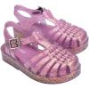 image:imagemini melissa Possession Jelly Sandal for Kids The Iconic 90s Original Jelly Shoe Fishermans Sandal with Adjustable Strap and Side Buckle for GirlsPurple