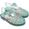 image:imagemini melissa Possession Jelly Sandal for Kids The Iconic 90s Original Jelly Shoe Fishermans Sandal with Adjustable Strap and Side Buckle for GirlsShiny Elements  Glitter Green
