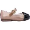 image:imagemini melissa Sweet Love Cap Toe Mary Jane Dress Shoes for Toddlers amp Little Kids  Jelly Flats for Girls with Cute Bow Toe Accent and Adjustable Straps Toddler Girl FlatsTransparent RoseBlack