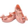 image:imagemini melissa Ultragirl Star II Mary Jane Flats Kid Shoes for Toddlers  Comfy amp Cute Peep Toe Jelly Shoes Adjustable StrapUltragirl Star II  Glitter Pink