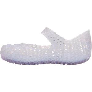 image:imageMelissa Mini Campana Papel Flats for Babies Toddlers  Comfortable amp Cute CloseToe Jelly Flat Shoes with MaryJane Strap amp Interwoven CutOut DesignPearly Blue