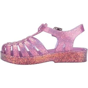 image:imagemini melissa Possession Jelly Sandal for Kids The Iconic 90s Original Jelly Shoe Fishermans Sandal with Adjustable Strap and Side Buckle for GirlsPurple