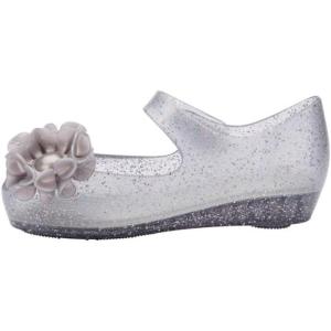 image:imagemini melissa Ultragirl Springtime PeepToe Mary Jane Shoes for Babies amp ToddlersGlitter ClearGray